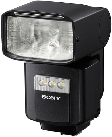 Bild Der Blitzkopf des Sony HVL-F60RM bietet einem Schwenkbereich von jeweils 90 Grad nach links und rechts sowie acht Grad nach unten und 150 Grad nach oben. [Foto: Sony]