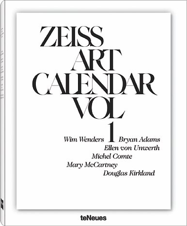 Bild Cover vom Buch "Zeiss Art Calendar Vol. 1" aus dem Verlag teNeues. Der opulente Bildband enthält alle Motive der ersten sechs Zeiss Kunskalender und ist für 69,90 Euro ab sofort im Handel erhältlich. [Foto: teNeues]