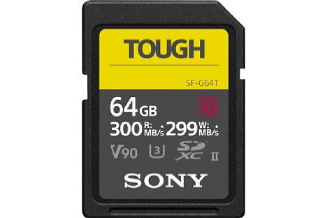 Bild Sony SF-G-Tough 64 Gigabyte. [Foto: Sony]