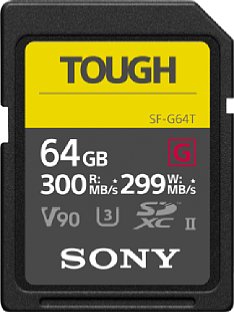Bild Sony SF-G-Tough 64 Gigabyte. [Foto: Sony]