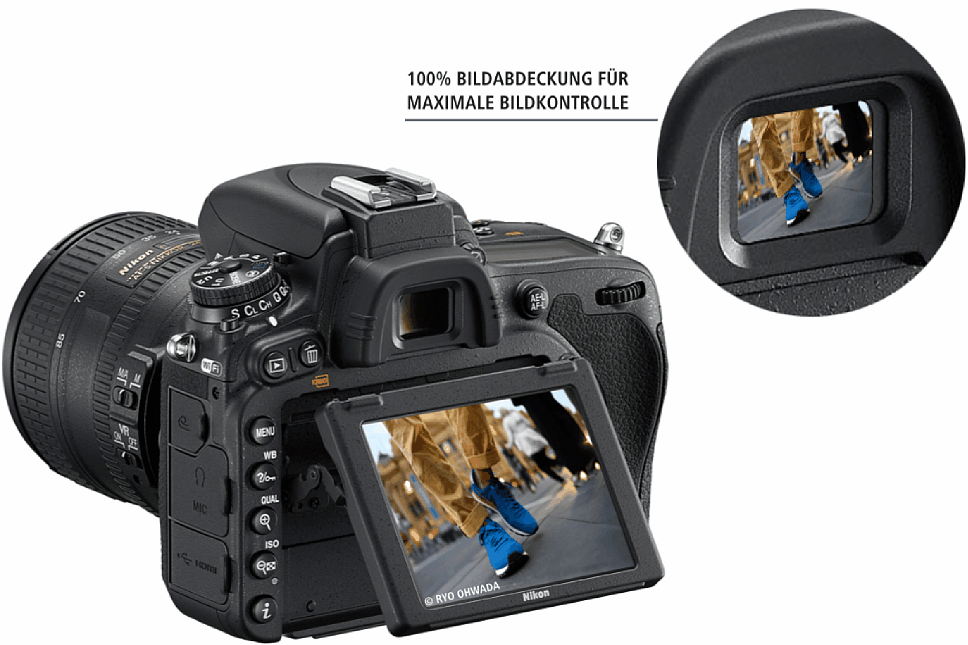 Bild Dank Live-View und optischem Sucher mit jeweils 100 Prozent Bildfeldabdeckung bietet die Nikon D750 eine flexible Bildkontrolle. [Foto: Ryo Ohwada]