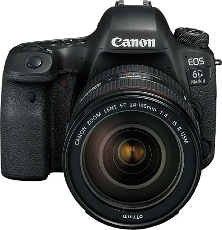 Bild Die Canon EOS 6D Mark II kostet im Gegensatz zum Vorgängermodell nun zwar über 2.000 Euro, bietet dafür aber einen mit 26 Megapixeln höher auflösenden Vollformatsensor sowie einen deutlich schnelleren Bildprozessor und mehr AF-Punkte. [Foto: Canon]