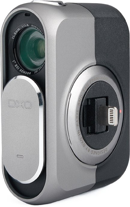 Bild Mit dem Lightning-Stecker wird die DxO One normalerweise mit dem iPhone oder iPad verbunden. [Foto: DxO]