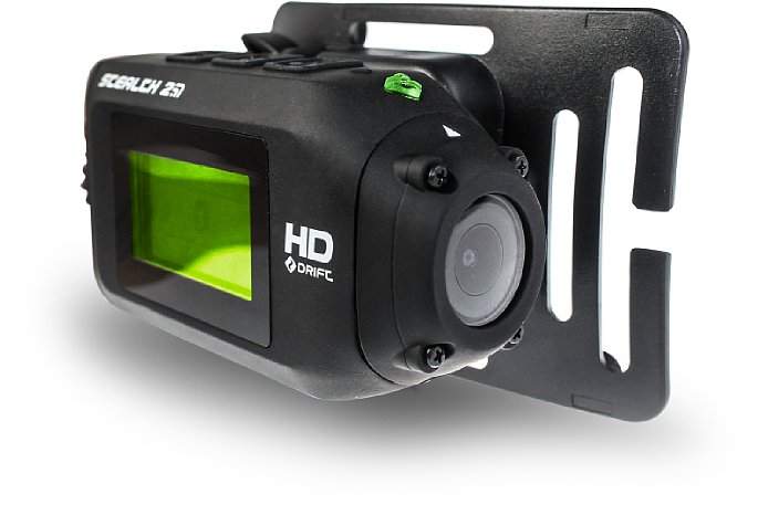 Bild Ideale Montageart für die Actioncams von Drift Innovation: Seitlich am Helm mit der entsprechenden Halterung (hier die kleine Drift Stealth 2). [Foto: Drift Innovation]