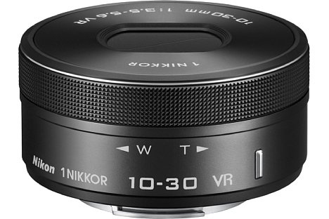 Bild Das Nikon 1 Nikkor VR 10-30 mm 1:3,5–5,6 PD-Zoom besitzt einen elektronischen Objektivverschluss und ist dadurch sehr schnell einsatzbereit. [Foto: Nikon]